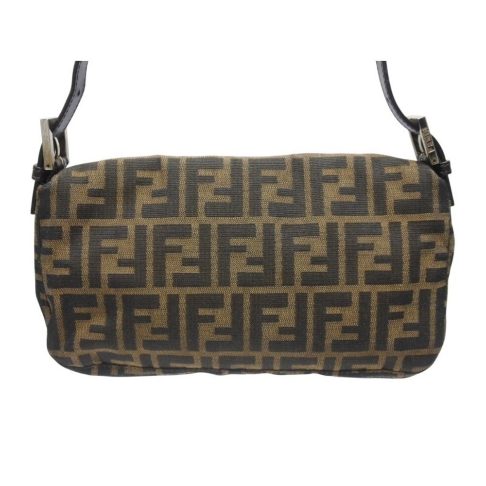 Fendi canvas Bucket Mamma handbag brown Zucca leather - Picture 3 of 10